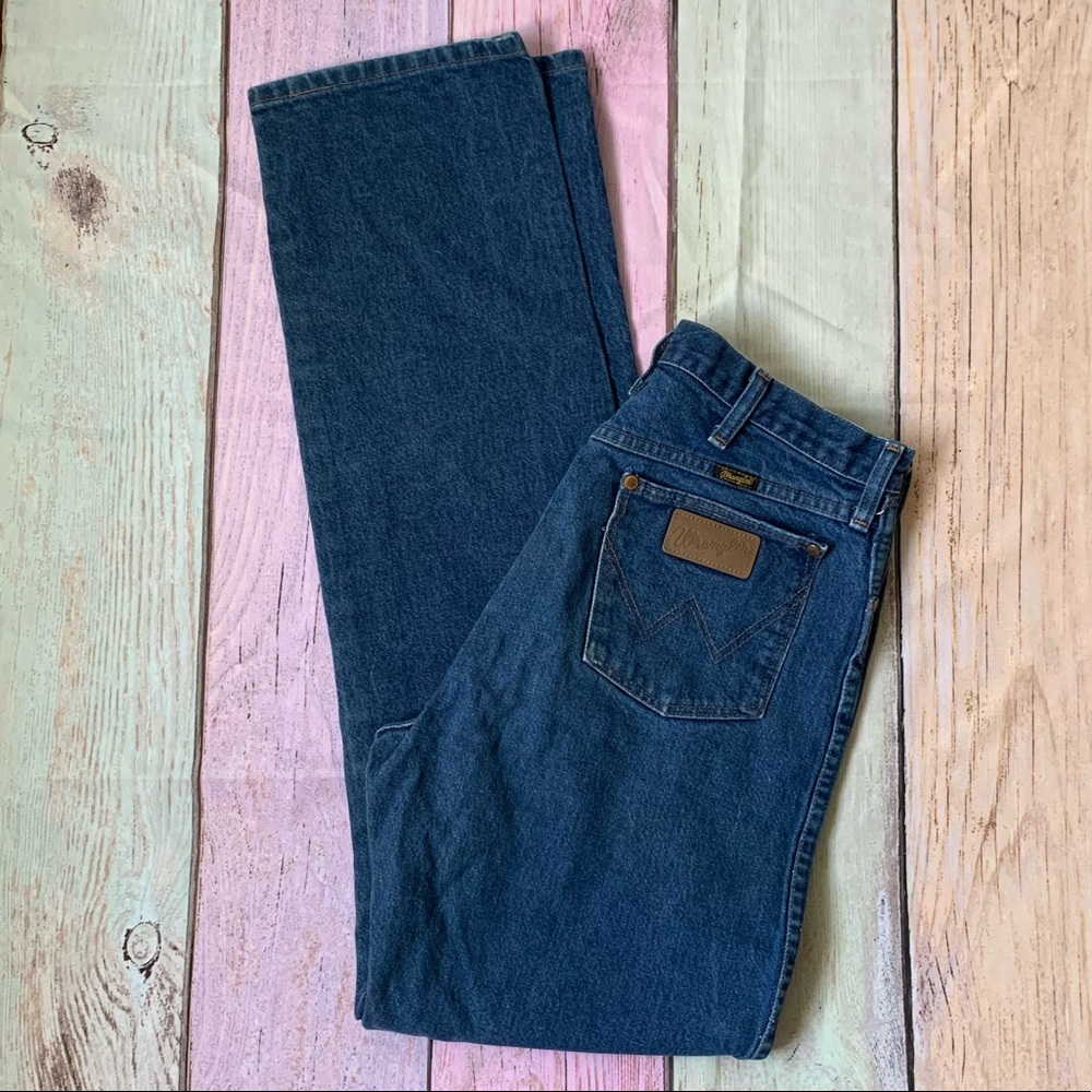 Men Wrangler straight leg denim jeans 34x36